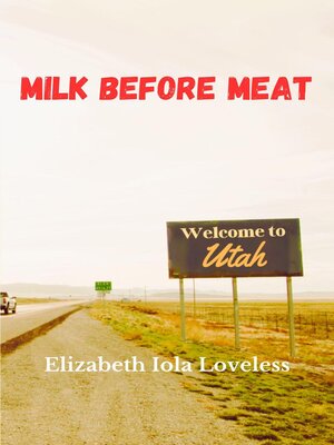 cover image of Milk Before Meat